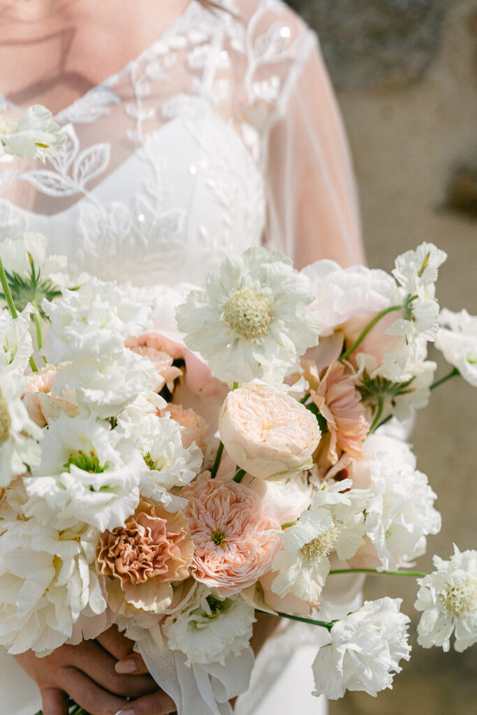 détail d'un bouquet de mariée à Reims - photographe mariage Julie Chef Photography