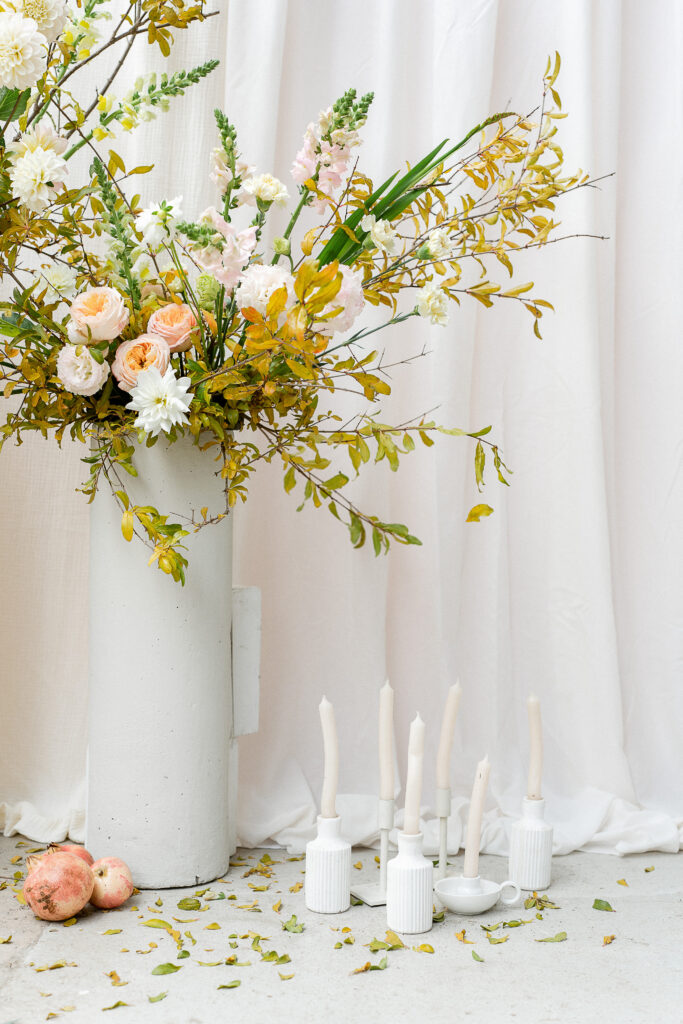 détail d'une décoration florale lors d'un mariage à Toulon - photographe mariage Julie Chef Photography